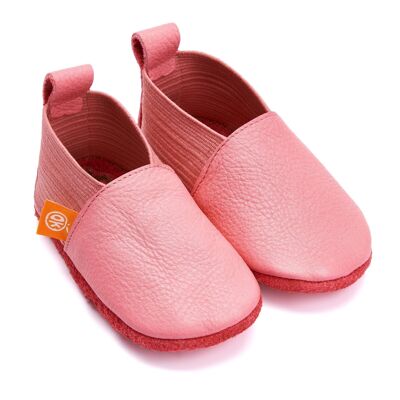 Krabbelschuhe Elastie pink