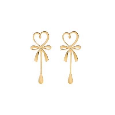 GOLDEN HEART SPOONS - SET OF 2