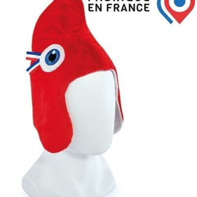Kit supporter chapeau Phryge JO paris 2024 - S - Enfant - Fabriqué en France