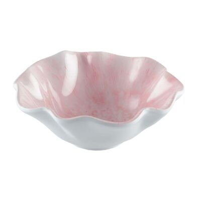 TAZZA APERITIVO IN MELAMINA ROSA 12X12X5CM