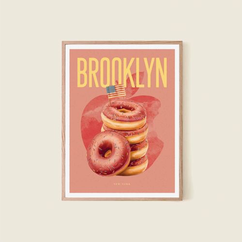 Affiche - Brooklyn - 30x40cm