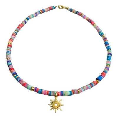 Collier Sunshine multicolore