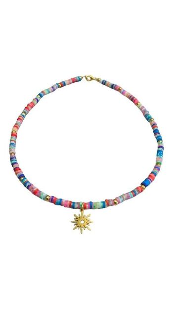 Collier Sunshine multicolore 1