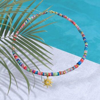 Collier Sunshine multicolore 2