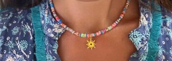 Collier Sunshine multicolore 3