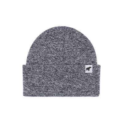 Heather Navy Tag Beanie