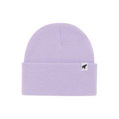 Gorro con etiqueta de lavanda