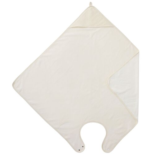 Cape de bain Tablier en bambou - mousse de lait