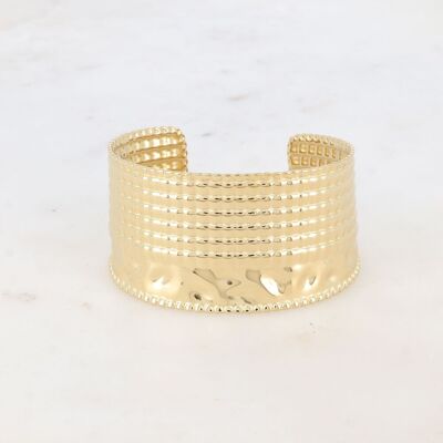 Apolline cuff - squared and hammered