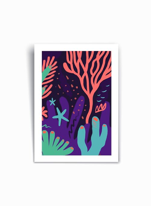 Sea corals - Art print