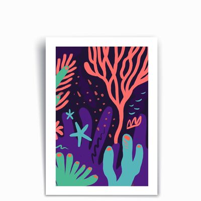 Corales marinos - Impresión de arte