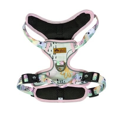 Pastel anti-pull dog harness
