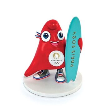 Figurine Mascotte JO Paris 2024 - Surf 1