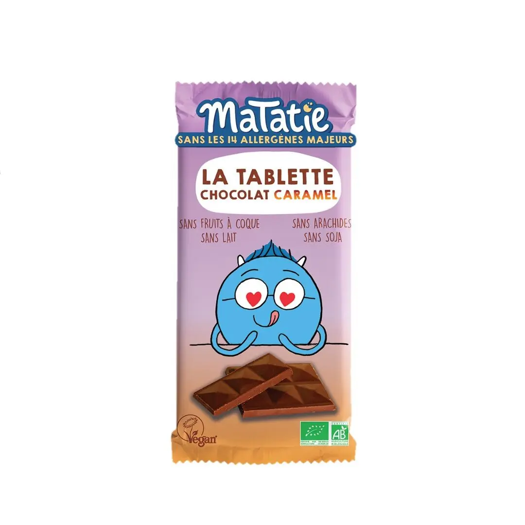 Achat Tablette Choco-Caramel - Bio, Vegan & Sans allergènes en gros