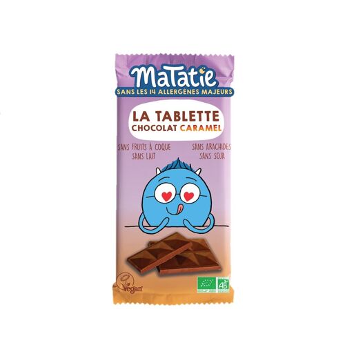Tablette de Chocolat Sans Allergènes - Choco-Caramel