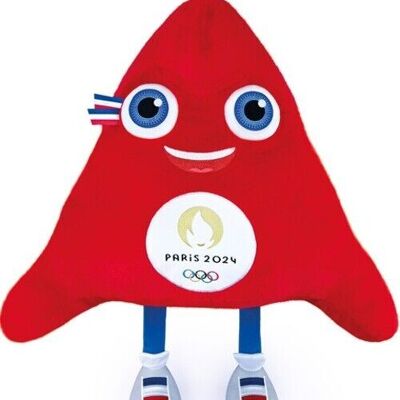 Peluche gigante mascotte ufficiale dei Giochi Olimpici di Parigi 2024 - 80 cm