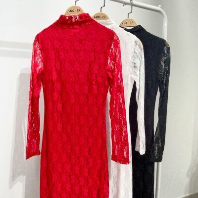 Long lace dress - 1451