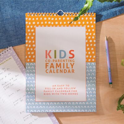Undated Kids Co-Parenting Calendar | A4