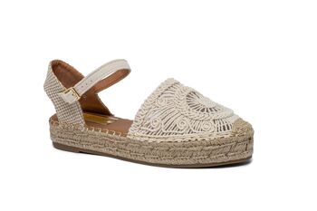 Espadrilles sandales à plateforme 8