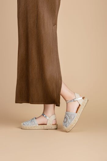 Espadrilles sandales à plateforme 13