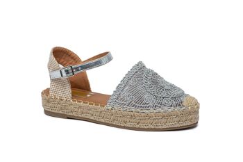 Espadrilles sandales à plateforme 14