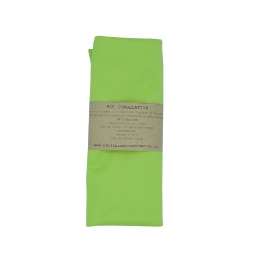 Zero dechet -  sac a congelation - vert