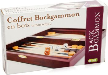 Backgammon Acajou 28X15CM 1