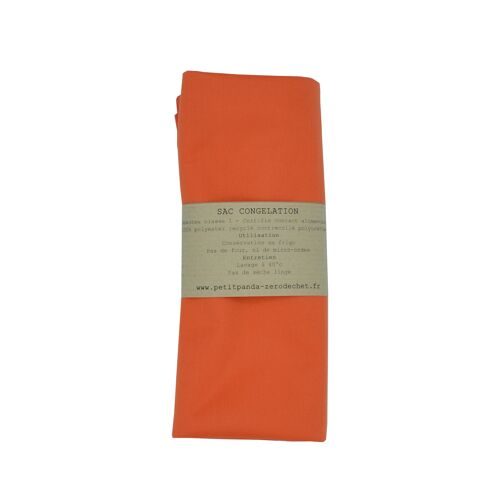 Zero dechet -  sac a congelation - orange