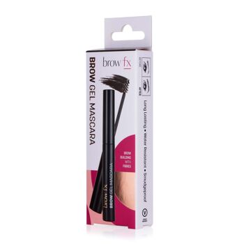 Brow FX Brow Gel Mascara avec Fibres - Charbon 3