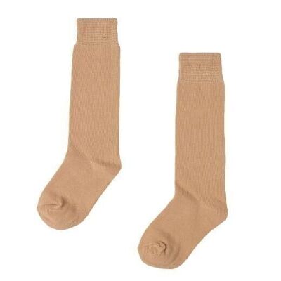 Middle School Socks for Boys Camel