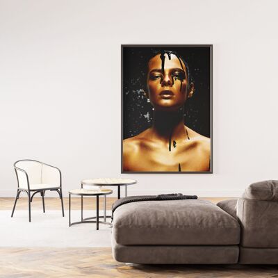 Artistic photo poster Women Black and Gold 12