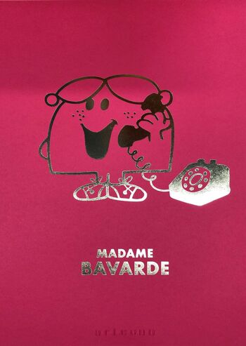 Affiche Madame bavarde 2