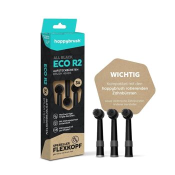 Têtes de brosse ECO R2 | Tout noir 3