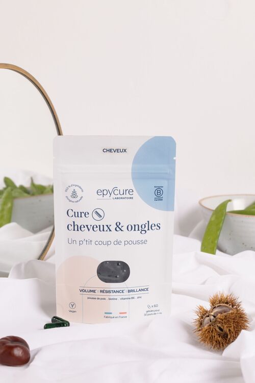 CURE CHEVEUX & ONGLES - 1 MOIS DE CURE - 2 gélules / jour
