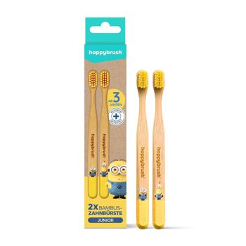 Brosse à dents en bambou Minions 1