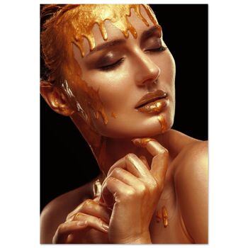 Affiche photo artistique Women Black and Gold 15 2