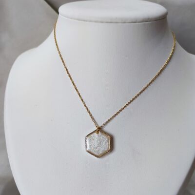 Geometric stainless steel necklace