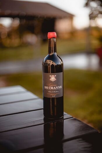 Vin Rouge Bio Côtes de Bordeaux 2018 "Château de Cranne" avec Cire 1