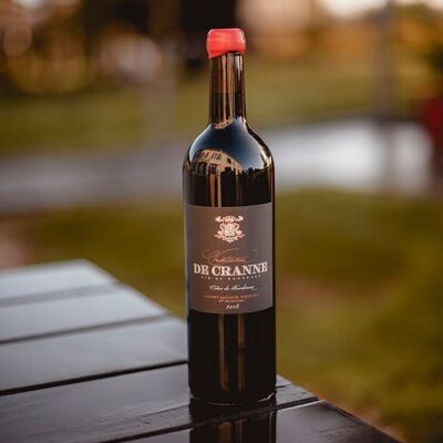 Vino Rosso Biologico Côtes de Bordeaux 2018 “Château de Cranne” con Cera