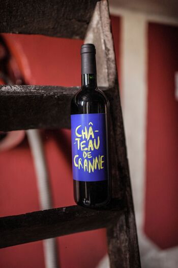 Vin Rouge Bio Bordeaux Nature 2021 sans sulfites ajoutés "Château de Cranne" 5