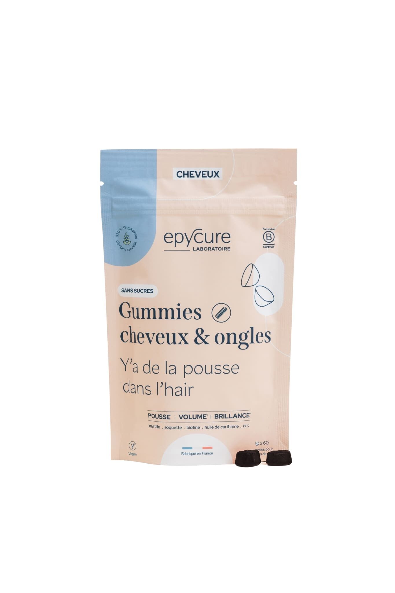 CARAMELLE GOMMOSE PER CAPELLI SENZA ZUCCHERO - 1 MESE - Rivela la bellezza naturale dei capelli, dalla radice alla punta.