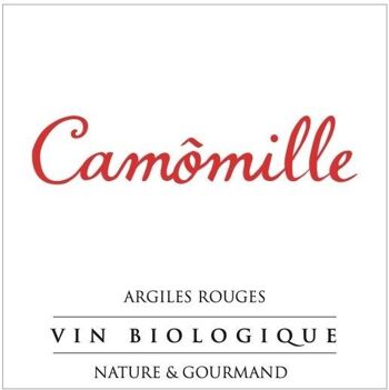 Vin Rouge Bio Bordeaux Nature 2021 Argiles Rouge sans sulfites ajoutés "Camômille" 2