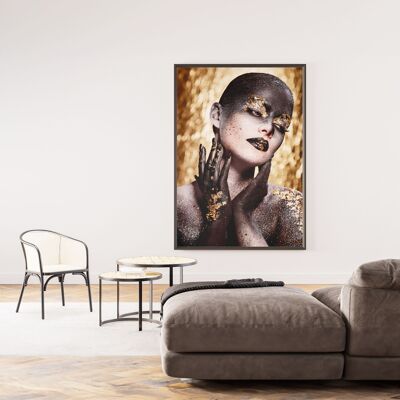 Artistic photo poster Women Black and Gold 19