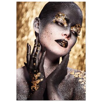 Affiche photo artistique Women Black and Gold 19 2