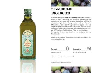 Signorolio Bio 0,500 lt - Huile d'Olive Extra Vierge 2