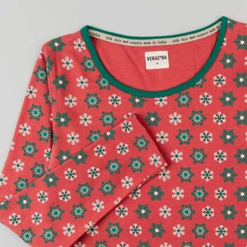 Nouveau Pyjama en coton biologique XMAS Produit du commerce équitable 5