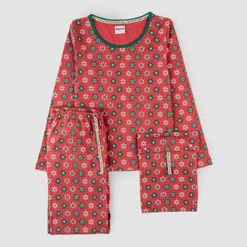 Nouveau Pyjama en coton biologique XMAS Produit du commerce équitable 6