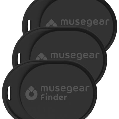 musegear finder mini (nero) - confezione da 3