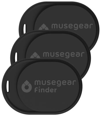 musegear finder mini (noir) - pack de 3 1