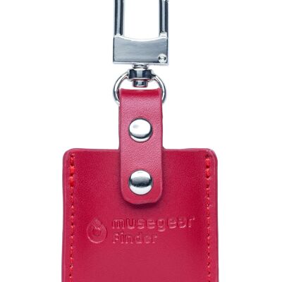 musegear finder 2 avec étiquette en cuir (rouge bordeaux)